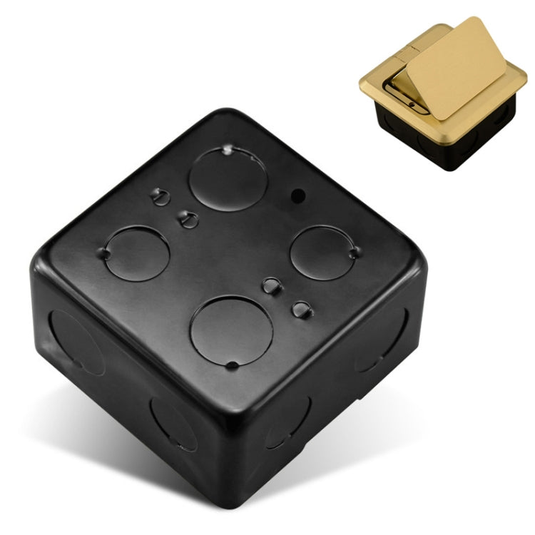 86mm Floor Plug Bottom Box Waterproof Five-hole Thickened Floor Pop-up Household Cassette Cable Box with Floor