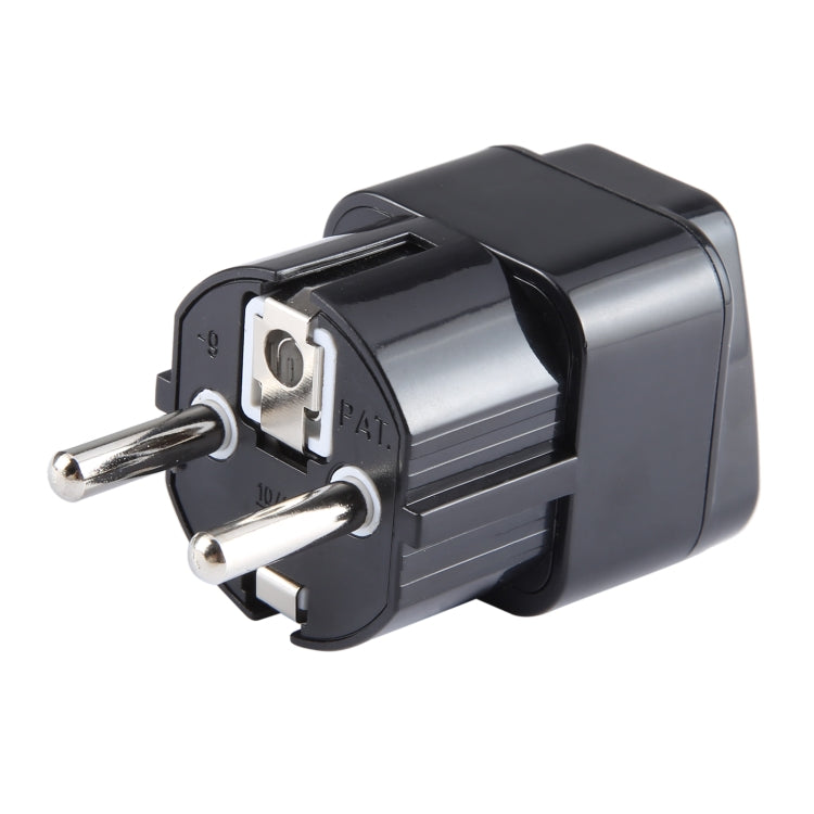 Portable Universal UK Plug to EU Plug Power Socket Travel Charger Adapter with Fuse