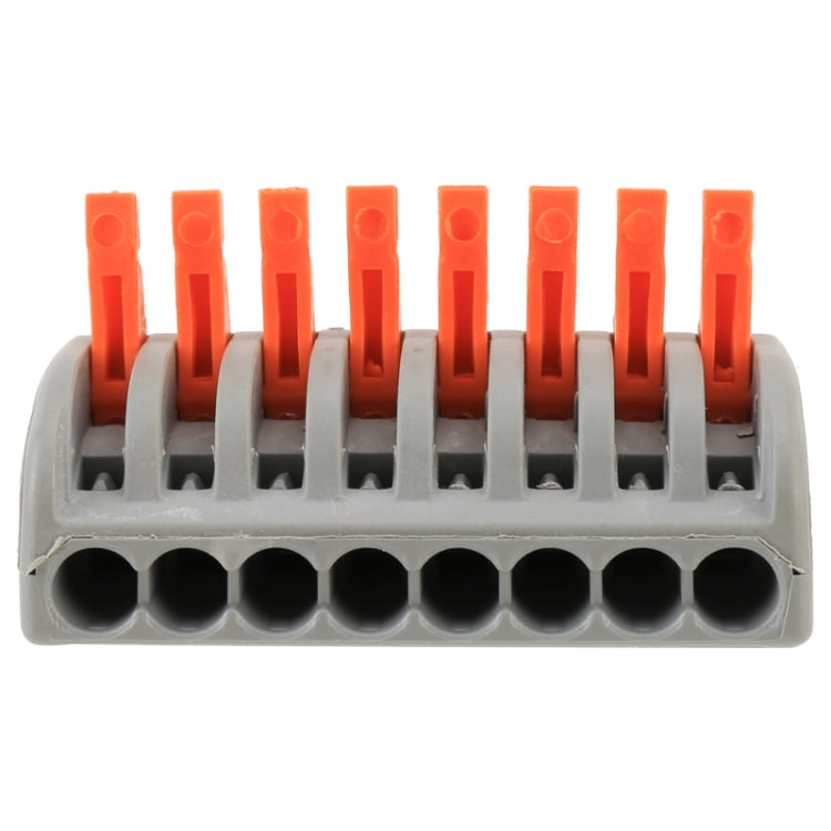 10 PCS 8 Port PCT Series Architectural Wiring Connector LED Lamp Conductor Distributor Junction Box Wire Joint