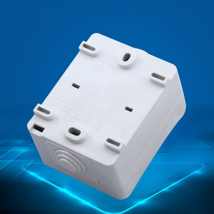 Outdoor IP44 Waterproof Power Socket with Cover, EU Plug