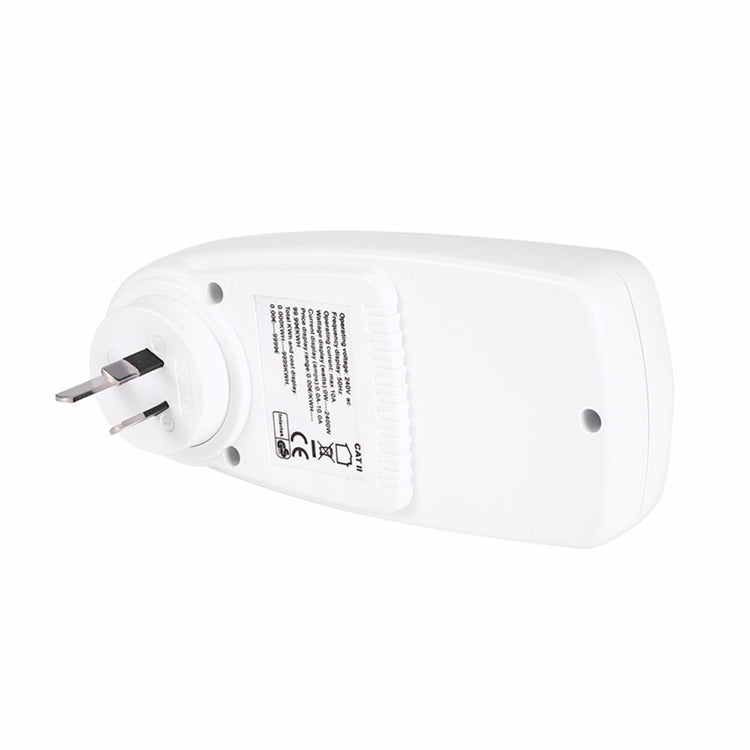 AC 240V 50Hz Max 10A LCD Display Power Meter Energy Watt Amps Volt Electricity Usage Monitor Analyzer, AU Plug