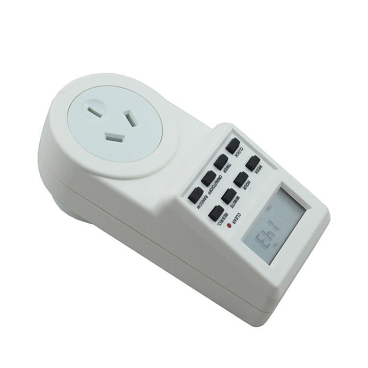 AC 240V Smart Home Plug-in LCD Display Clock Summer Time Function 12/24 Hours Changeable Timer Switch Socket, AU Plug