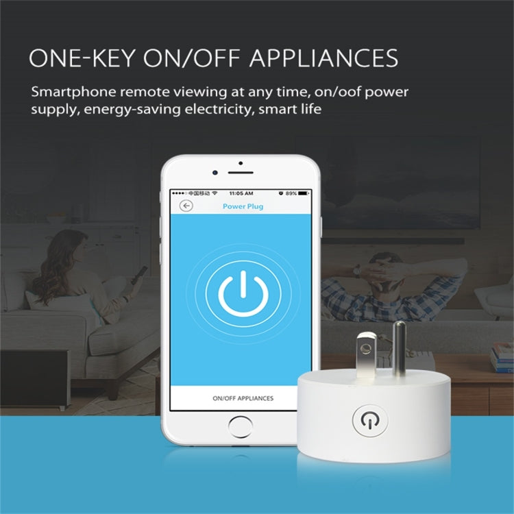 NEO NAS-WR06W WiFi US Smart Power Plug,with Remote Control Appliance Power ON/OFF via App & Timing function