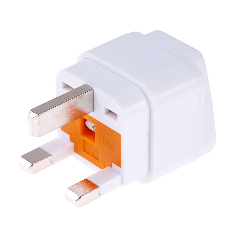 Portable Universal Socket to UK Plug Power Adapter Travel Charger with Fuse, UK Plug(with Fuse)
