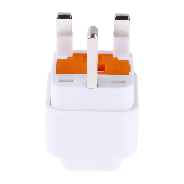 Portable Universal Socket to UK Plug Power Adapter Travel Charger with Fuse, UK Plug(with Fuse)