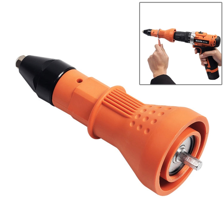 220V Electric Rivet Nut Gun Cordless Drill Riveting Adapter Tool