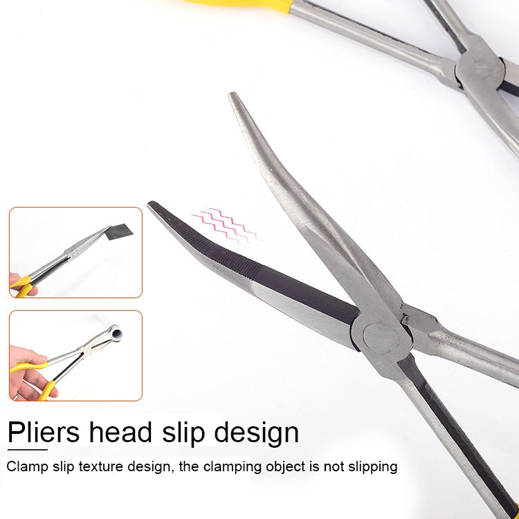 11 Inch Multi-function 0 Degree Straight Needle-nosed Pliers Hand Tool