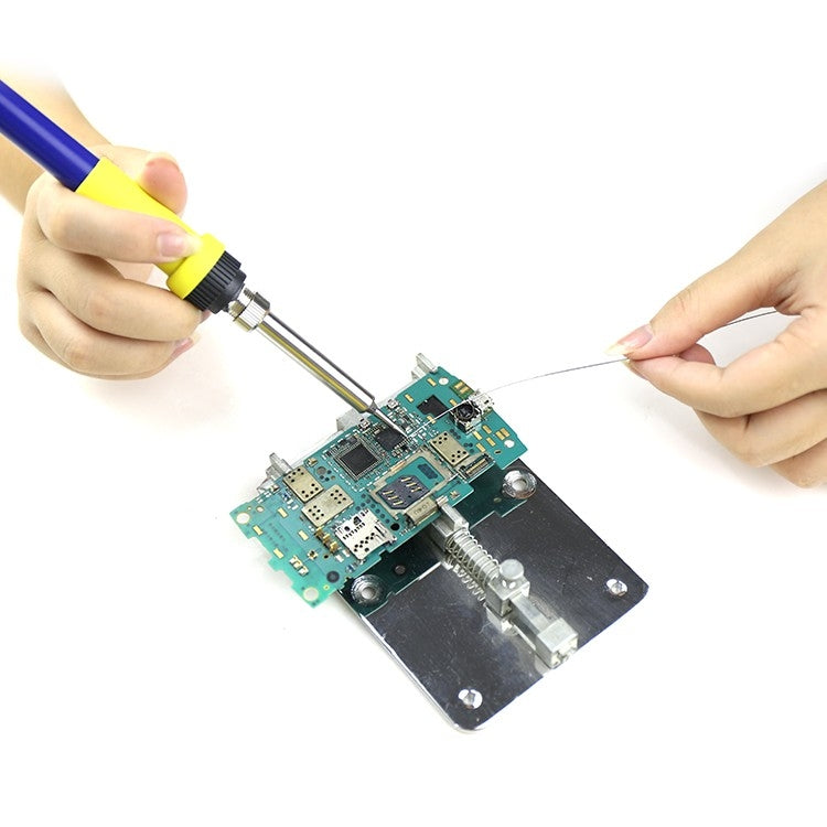 BAKU BK-878L2 AC 220V LED Display 2 in 1 Hot Air Gun Soldering Iron Soldering Station