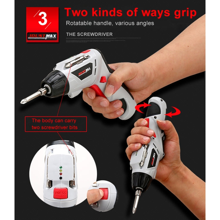 4.8V Multi-functional Household Electric Screwdriver Electric Drill Electric Screwdriver Set US Plug