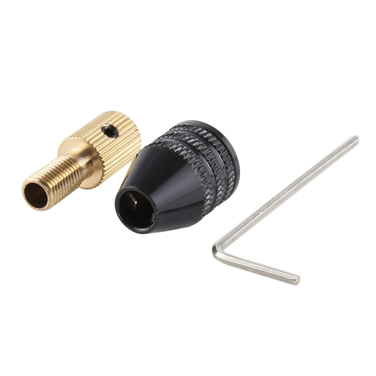 WLXY DIY003 0.5-3mm Mini Electric Grinder Drill Chuck Drill Shaft with Wrench, 2.35mm Inner Hole