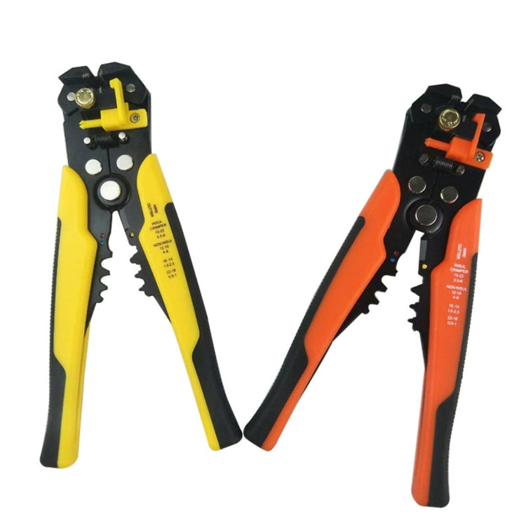 5 in 1 Multifunctional Cable Wire Stripper Cutter Crimper Self-Adjusting Terminal Crimping Stripping Plier Tools, Random Color Delivery