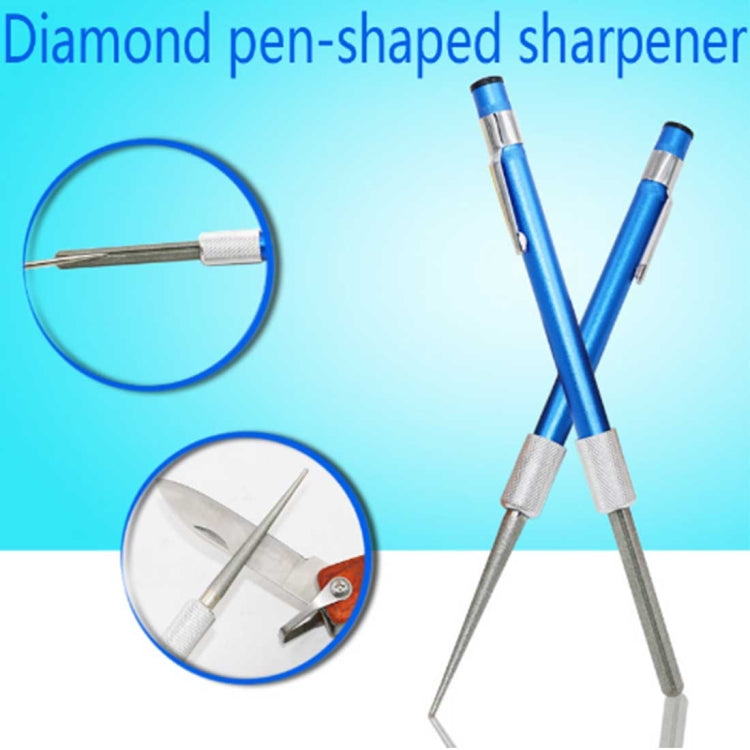 Diamond Carbon Steel Knife Fishhook Sharpener Portable Kitchen Accessories Multi Purpose Sharpener Stick