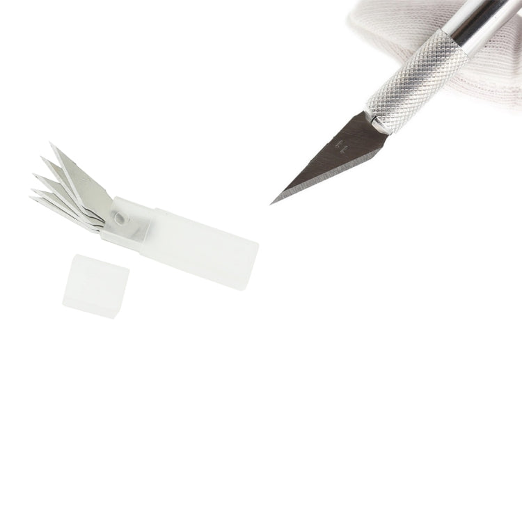 JIAFA JF-621 Metal Carving Knife Professional Mobile Phone Repair Tool with 6 Blades