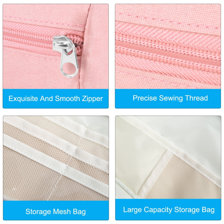 FunAdd Large-capacity Pencil Case Storage Organizer Canvas Cosmetic Bag, Size: 230 x 170 x 75mm