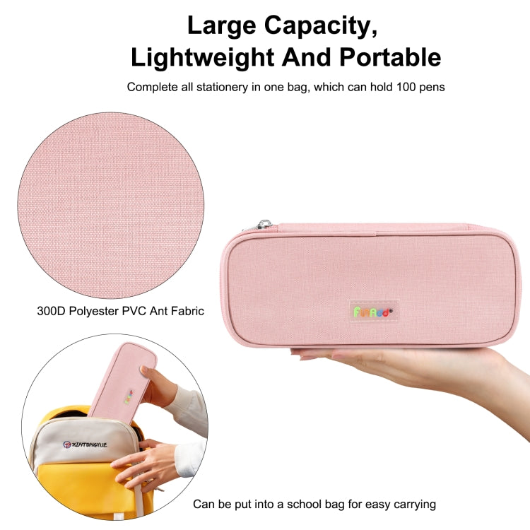 FunAdd Pencil Case Cosmetic Storage Organizer Bag, Size: 235 x 105 x 50mm