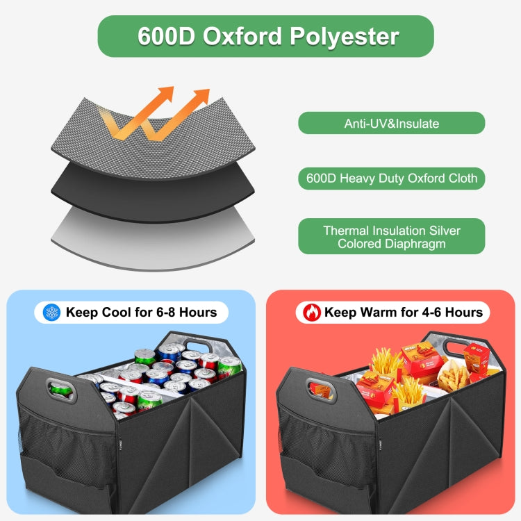 FunAdd Foldable Storage Fresh Box Vehicle Trunk Organizer Bag
