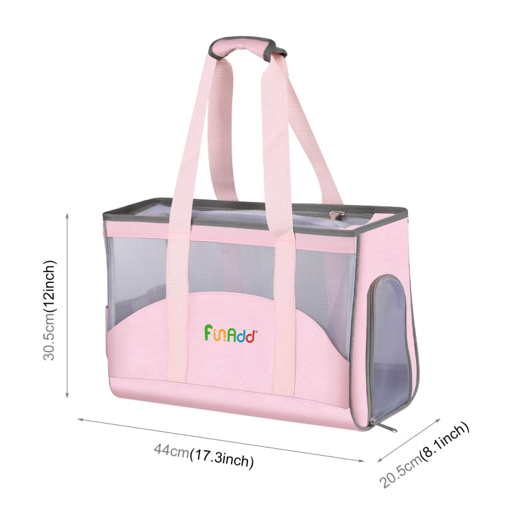 FUNADD Portable Breathable Pet Bag Outdoor Shoulder Tote Bag