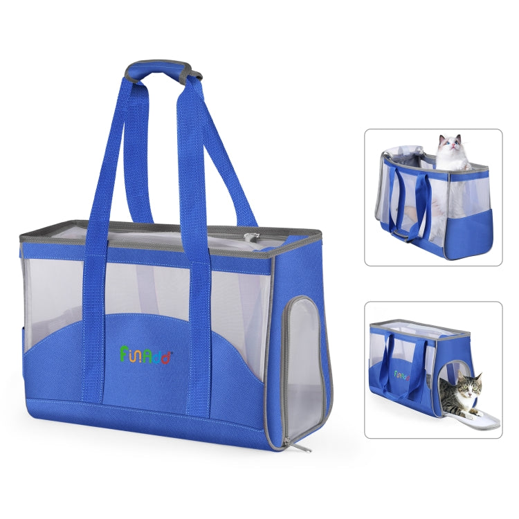 FUNADD Portable Breathable Pet Bag Outdoor Shoulder Tote Bag