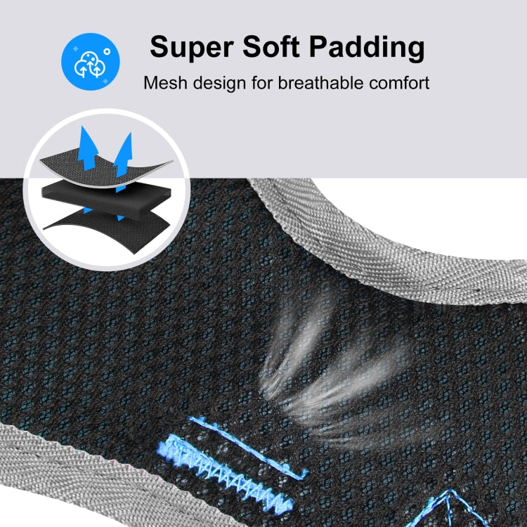 FunAdd Traction Rope Reflective Breathable Nylon Pet Vest Dog Harness, Size: S