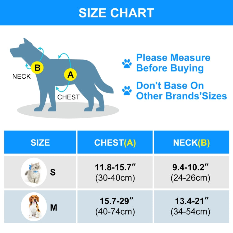 FunAdd Traction Rope Reflective Breathable Nylon Pet Vest Dog Harness, Size: S