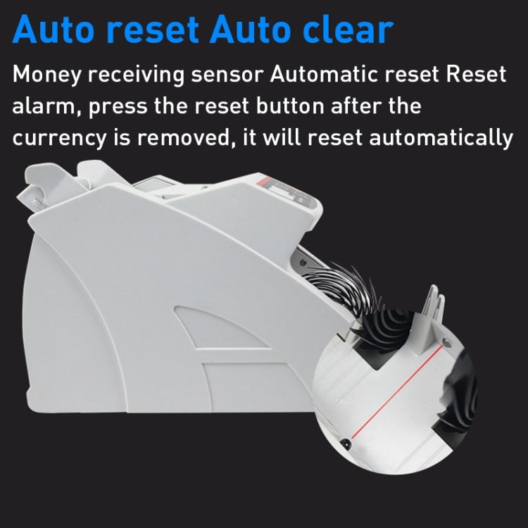 2108UV/IR Portable Multi-Currency Currency Counter, Specification: AU Plug