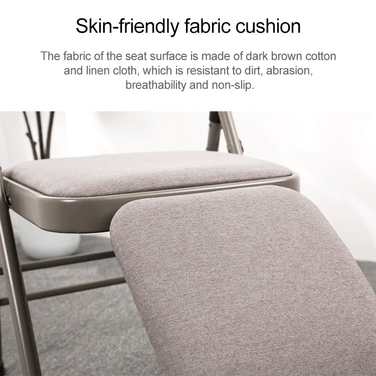 Coach Type Multifunctional Folding Yoga Auxiliary Chair, Double Beam + Lumbar Support