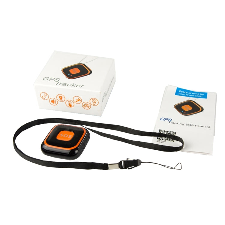 V28 Necklace Style GSM Mini LBS WiFi AGPS Tracker SOS Communicator
