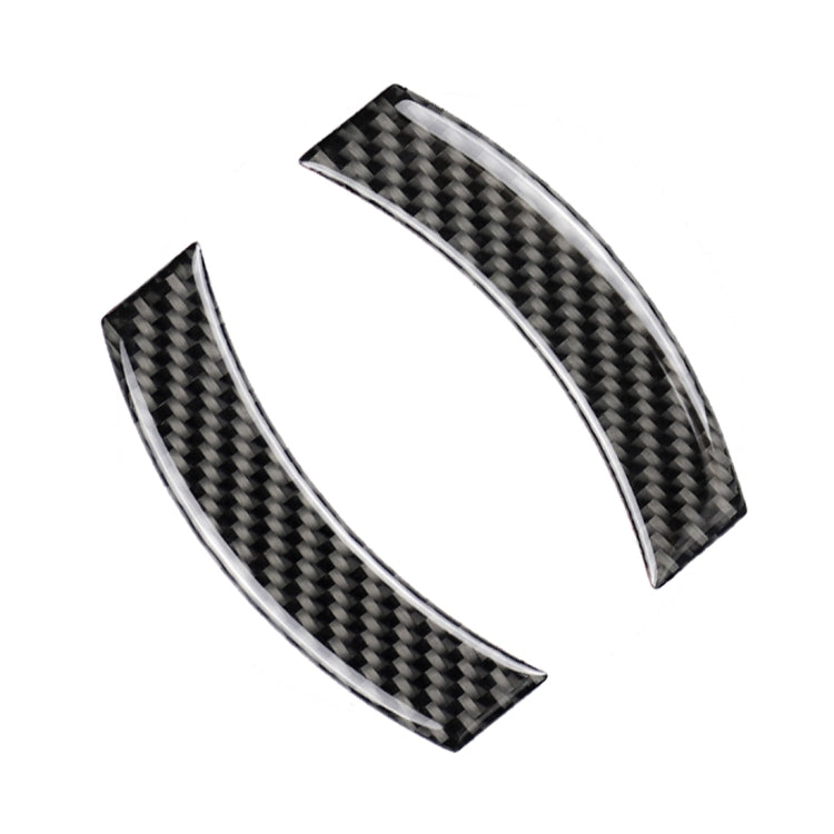 2 PCS Car F Chassis Navigation Panel Carbon Fiber Decorative Sticker for BMW Mini Cooper Countryman Clubman F54 / F55 / F56 / F60