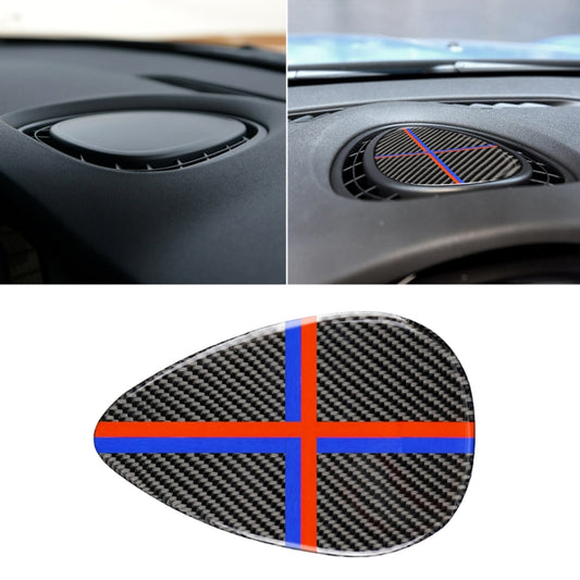 Red Blue Color Car F Chassis Instrumentation Console Panel Carbon Fiber Decorative Sticker for BMW Mini Cooper JCW One F56 / F55 / F54