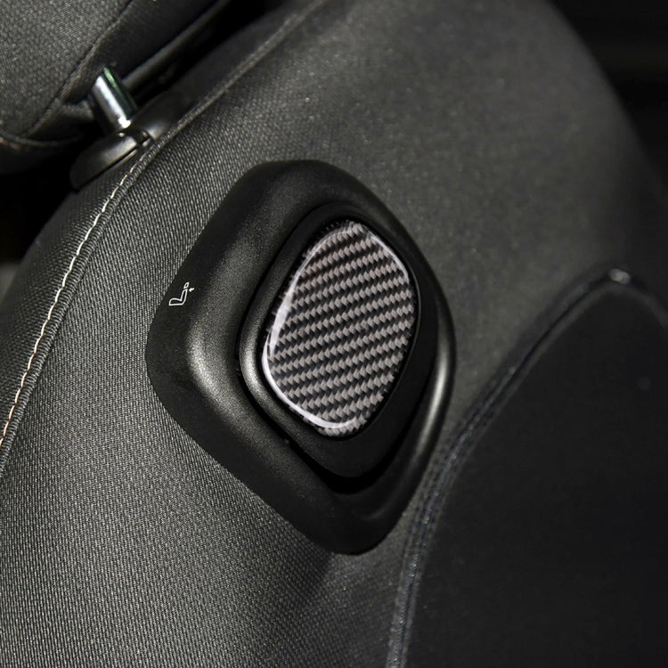 Car Seat Back Handle Carbon Fiber Decorative Sticker for BMW Mini Cooper F55 / F56