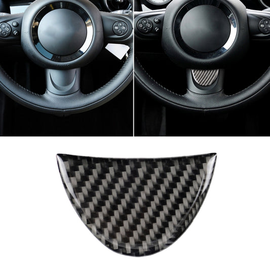 Car Steering Wheel Carbon Fiber Decorative Sticker for BMW Mini R53 / R55 / R57 / R58 / R59 / R60 / R50 / R52 / F55 / F56