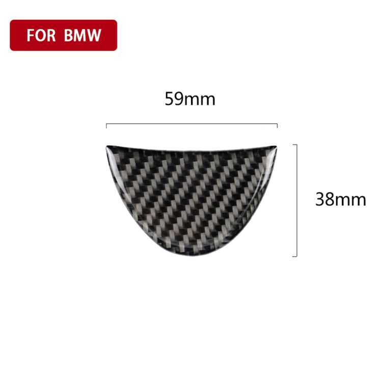 Car Steering Wheel Carbon Fiber Decorative Sticker for BMW Mini R53 / R55 / R57 / R58 / R59 / R60 / R50 / R52 / F55 / F56