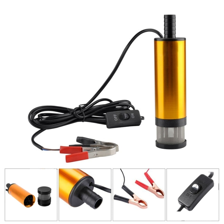 24V Car Electric DC Fuel Pump Submersible Pump, 38mm External Filter Version