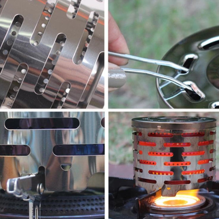 Outdoor Camping Stainless Steel Heater Cover Mini Tent Infrared Heating Stove Cover