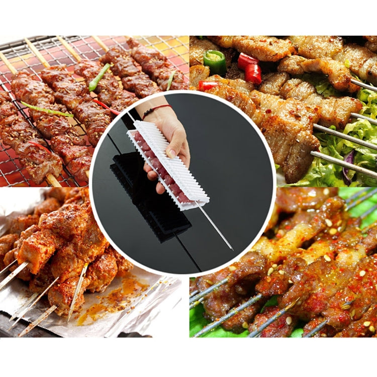 Functional Barbecue Wear String Machine Tool Meat Vegetable Kebabs Skewer