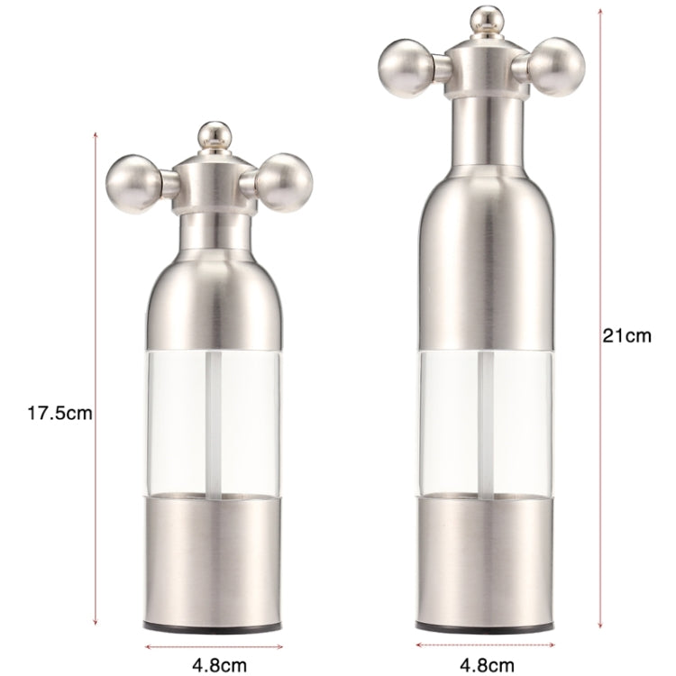 MICLAN Stainless Steel 304 Rudder Shape Grinder Pepper Grinding Machine, Size : L