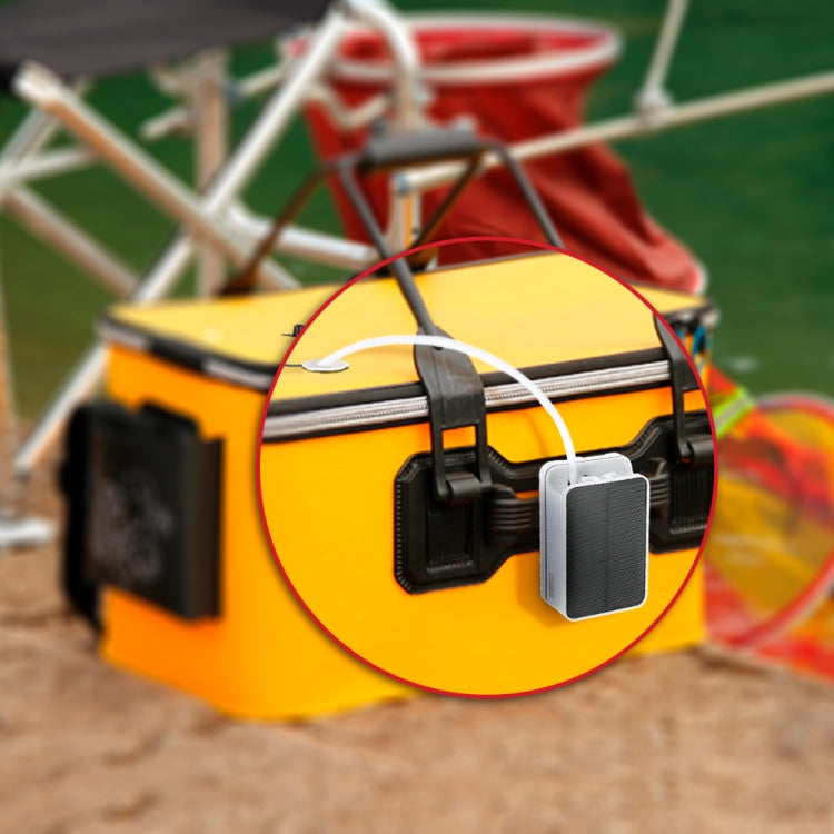 5V Foldable Aquarium Fish Tank Solar Power Air Pump Oxygenator, US Plug