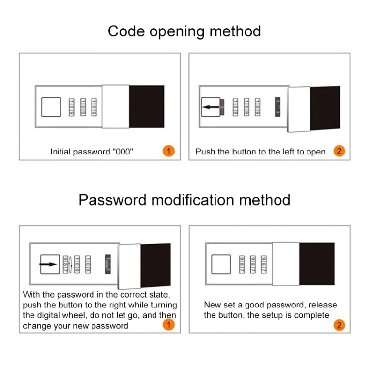 B6 Retro PU Cover Notebook Diary Book with Password Lock