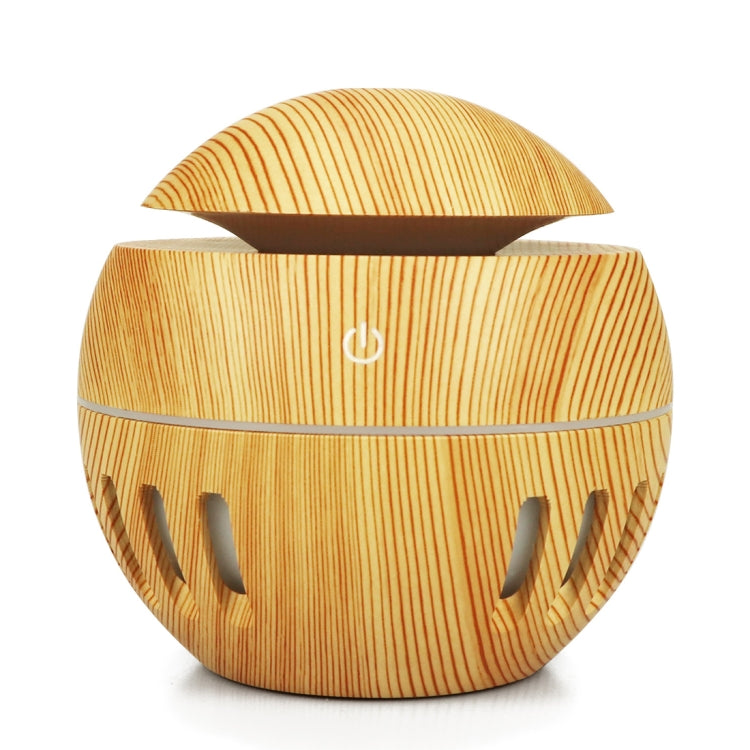 Wood Grain USB Hollowed-out Humidifier Seven Color Aromatherapy Lamp Automatic Alcohol Sprayer with Remote Control(Sky Blue), HC0372A, HC0372B, HC0372C, HC0372D, HC0372F, HC0372G, HC0372H, HC0372I, HC0372J, HC0372K