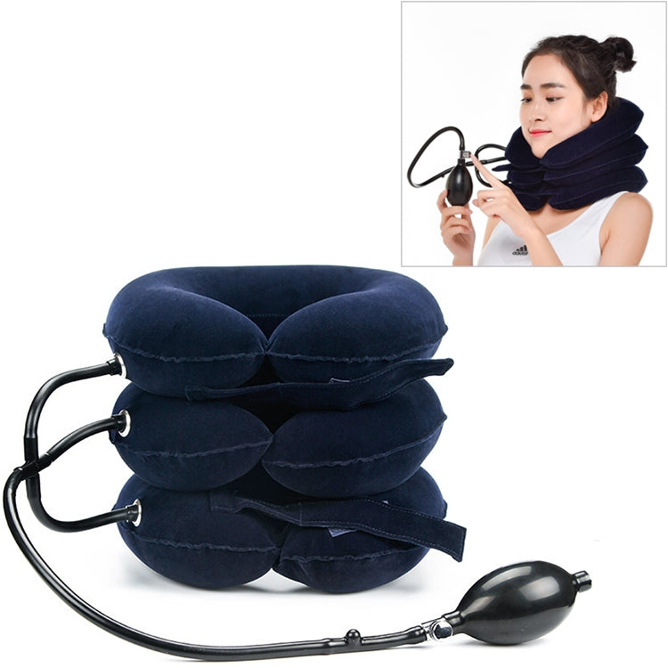Household Full Cashmere Cervical Traction Instrument Neck Protection Inflatable Cervical Spine Massage Instrument