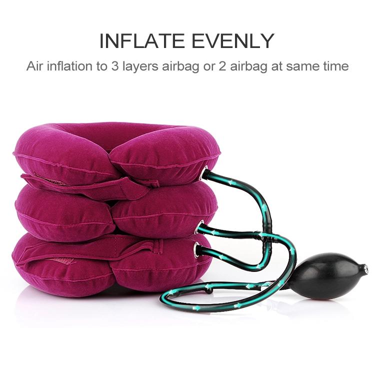 Household Full Cashmere Cervical Traction Instrument Neck Protection Inflatable Cervical Spine Massage Instrument