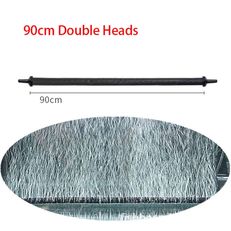 90cm Double Heads Aquarium Pump Bubble Bar Hose Aquarium Accessories Air Oxygen Strip Diffuser for Aquariums and Fish Tanks