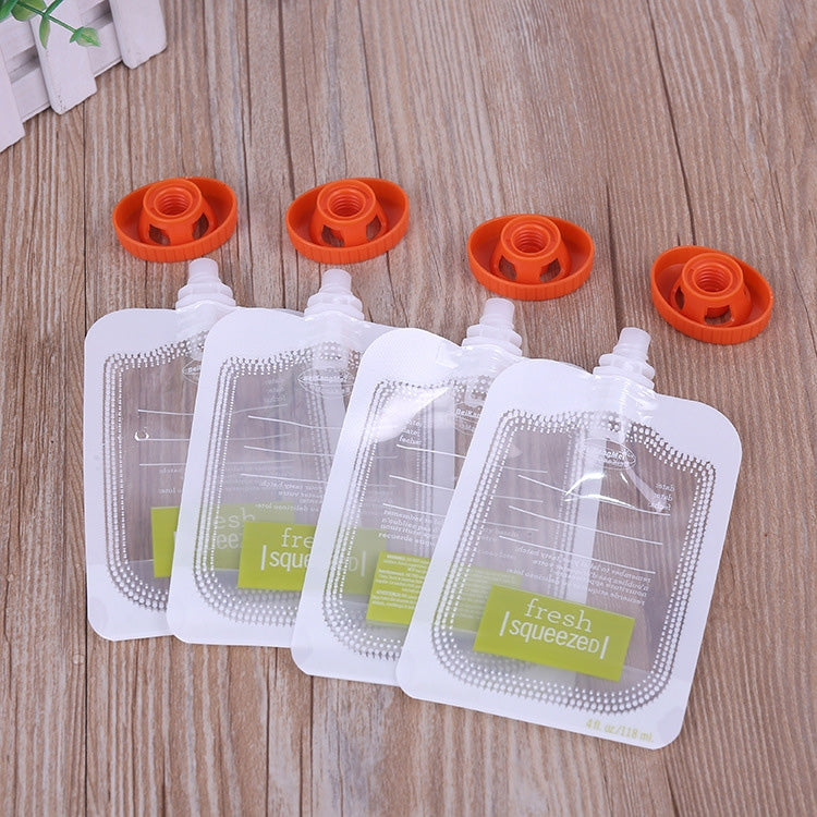 50 PCS Puree Extruder Squeeze Pouch Food Distribution Storage Bag, Compatible with HC14554 Food Dispenser