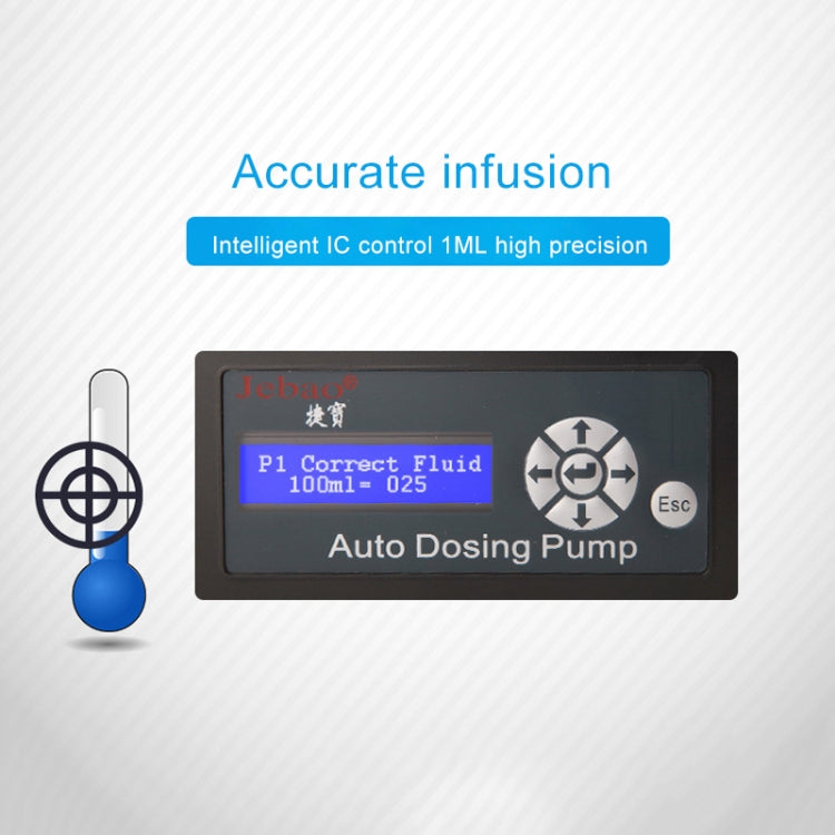 Jebao DP-2 4W Auto Dosing Pump Peristalsis Pump 2-Channel Dosing Aquarium Tank Coral Reef Automatic Feeder Liquid Dispenser, US Plug