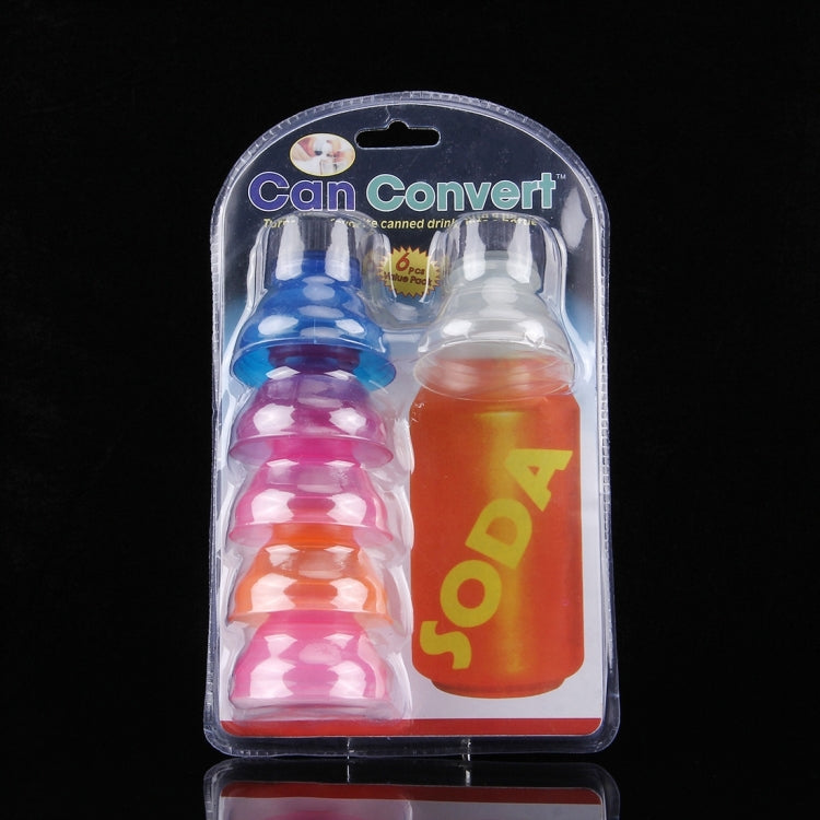 6 PCS Beverage Can Dustproof Seal Caps, Diameter: about 6cm