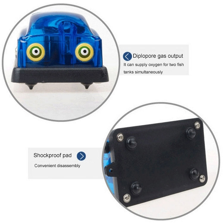 SOBO SB-348A 5W Double Outlets Adjustable Flow Aquarium Air Pump Fish Tank Oxygen Air Pump