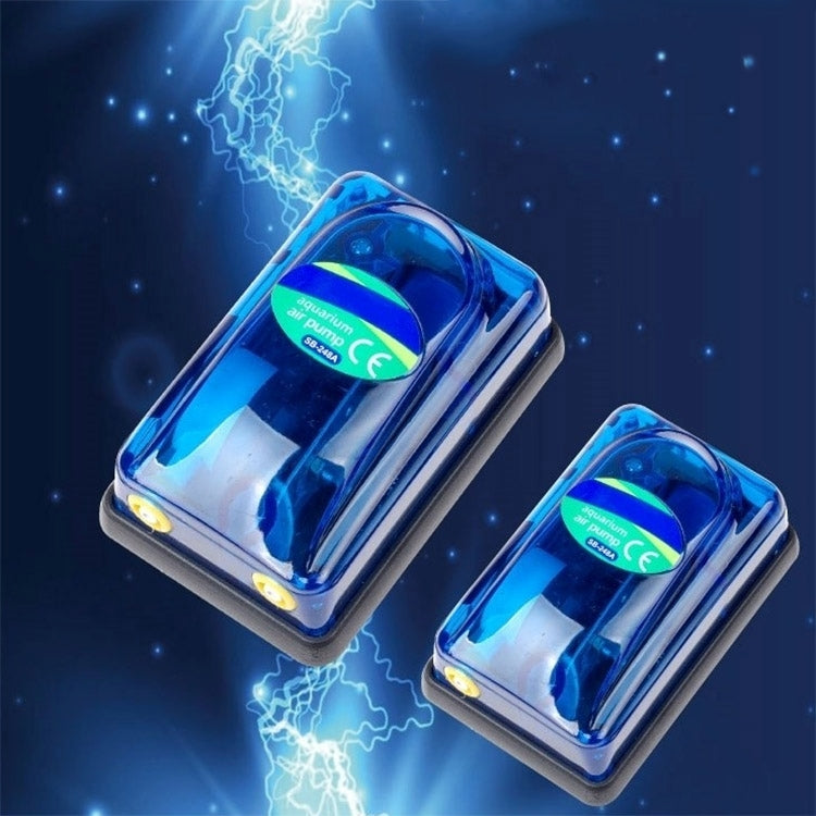 SOBO SB-348A 5W Double Outlets Adjustable Flow Aquarium Air Pump Fish Tank Oxygen Air Pump