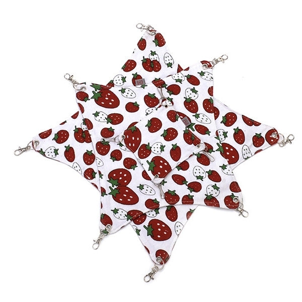 Pet Canvas Hammock Nice And Warm Cat Hammock Hamster Mat Nest Pet Bed,Medium,Size:33*30cm,Random Color Delivery