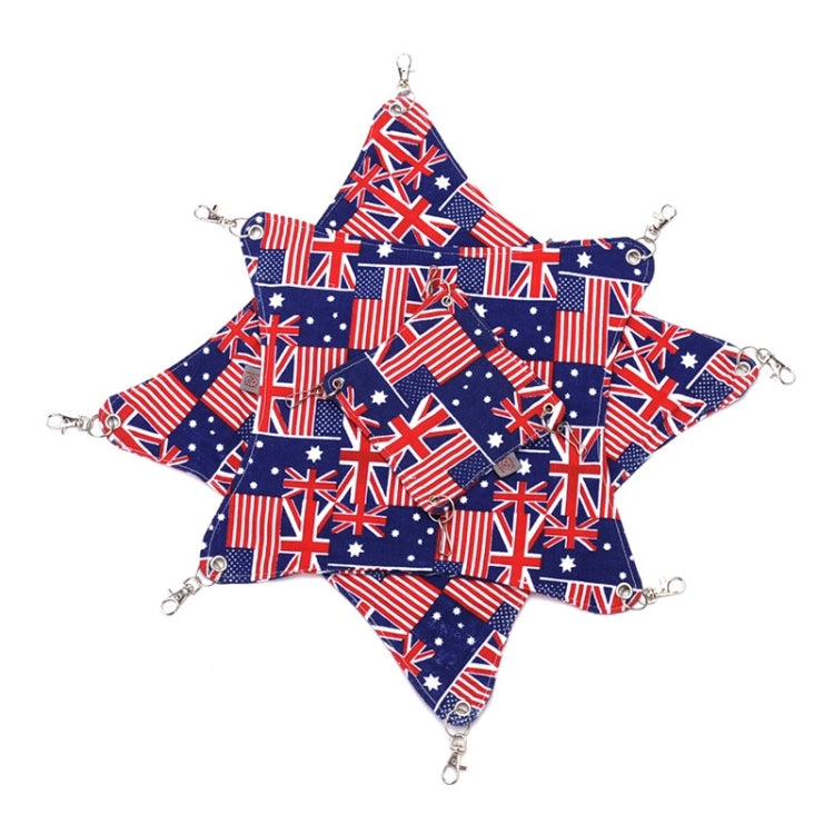 Pet Canvas Hammock Nice And Warm Cat Hammock Hamster Mat Nest Pet Bed,Medium,Size:33*30cm,Random Color Delivery