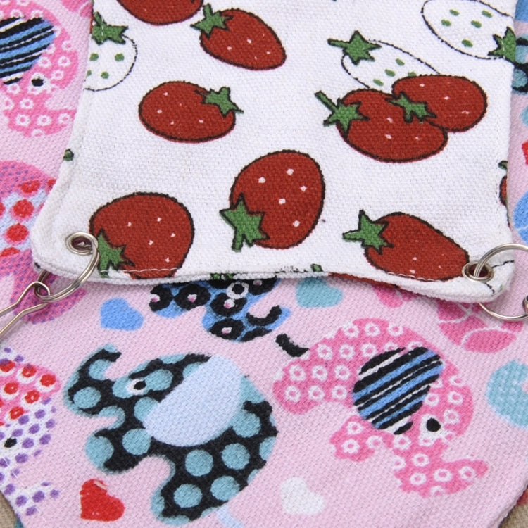 Pet Canvas Hammock Nice And Warm Cat Hammock Hamster Mat Nest Pet Bed,Medium,Size:33*30cm,Random Color Delivery